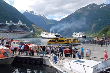 norway cruise port webcams